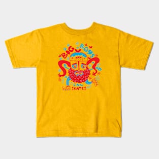 BIG BOYS CAN SKATES Kids T-Shirt